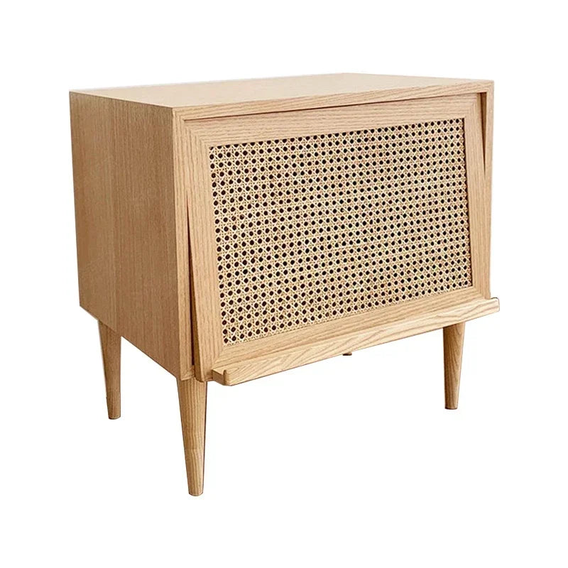 Bedside Table Elegance Smooth Luxury Tables Nightstands Economy Nordic Open Cabinets Design White Dresser Bed Headboard Cabinet