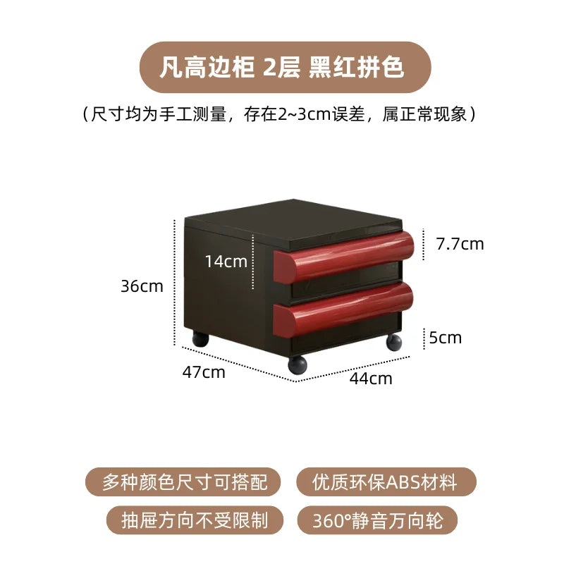 Plastic Minimalist Nightstand Table Modern Cute White Bedroom Nightstand Table Nordic Small Mesitas De Noche Home Furniture
