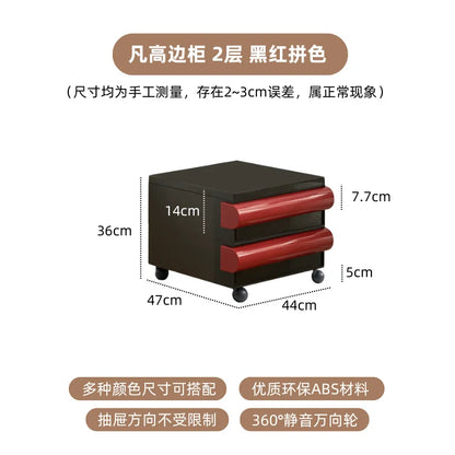 Plastic Minimalist Nightstand Table Modern Cute White Bedroom Nightstand Table Nordic Small Mesitas De Noche Home Furniture