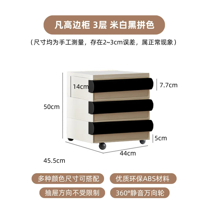 Plastic Minimalist Nightstand Table Modern Cute White Bedroom Nightstand Table Nordic Small Mesitas De Noche Home Furniture