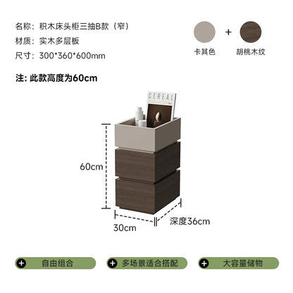 European Black Nightstand Table Modern Simple Drawers Bedroom Nightstand Table Nordic White Mesitas De Noche Home Furniture