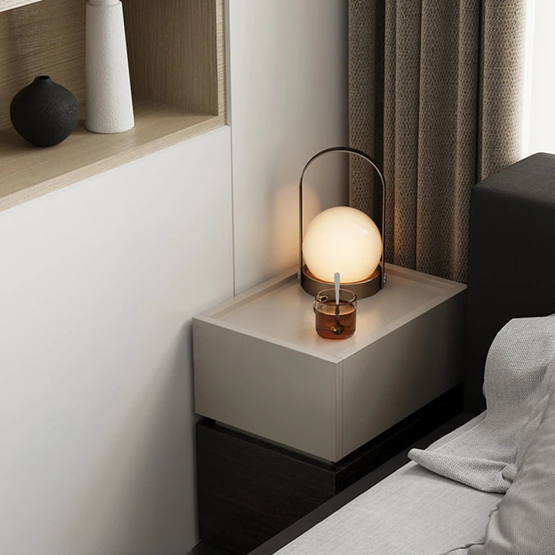 European Black Nightstand Table Modern Simple Drawers Bedroom Nightstand Table Nordic White Mesitas De Noche Home Furniture