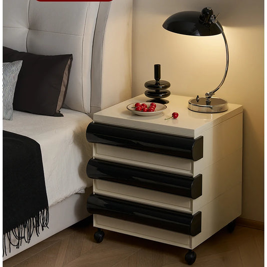 Plastic Minimalist Nightstand Table Modern Cute White Bedroom Nightstand Table Nordic Small Mesitas De Noche Home Furniture
