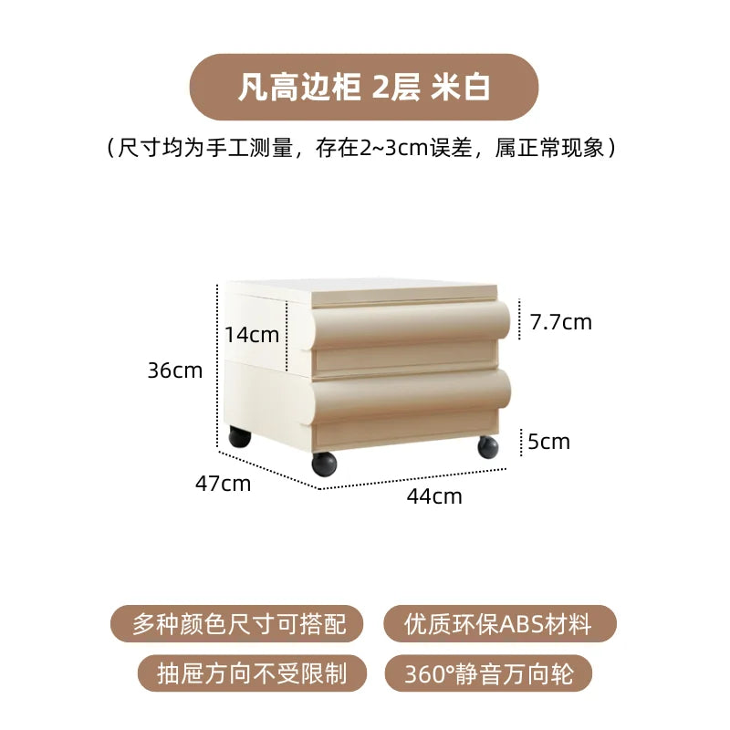 Plastic Minimalist Nightstand Table Modern Cute White Bedroom Nightstand Table Nordic Small Mesitas De Noche Home Furniture