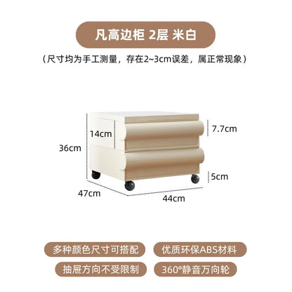 Plastic Minimalist Nightstand Table Modern Cute White Bedroom Nightstand Table Nordic Small Mesitas De Noche Home Furniture