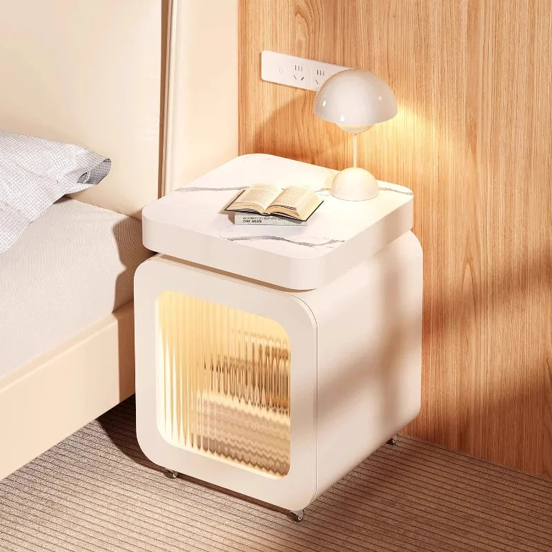 Bedside Tables Bedroom Furniture Side Bed Table Chevet Nightstand Armoires De Salon Storage Locker Room Sinfonier