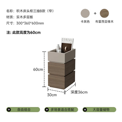 European Black Nightstand Table Modern Simple Drawers Bedroom Nightstand Table Nordic White Mesitas De Noche Home Furniture