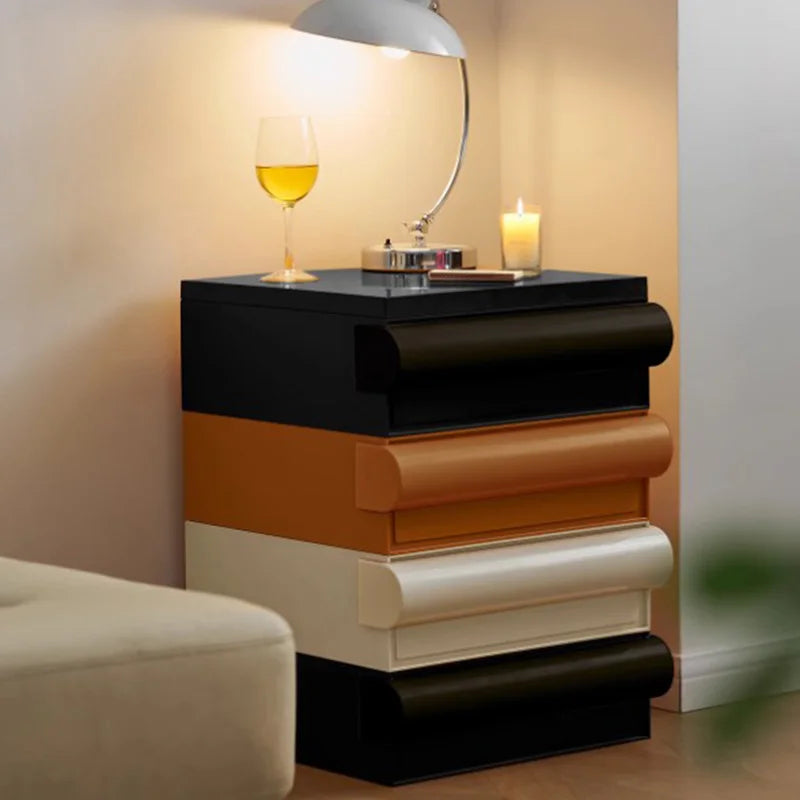 Plastic Minimalist Nightstand Table Modern Cute White Bedroom Nightstand Table Nordic Small Mesitas De Noche Home Furniture