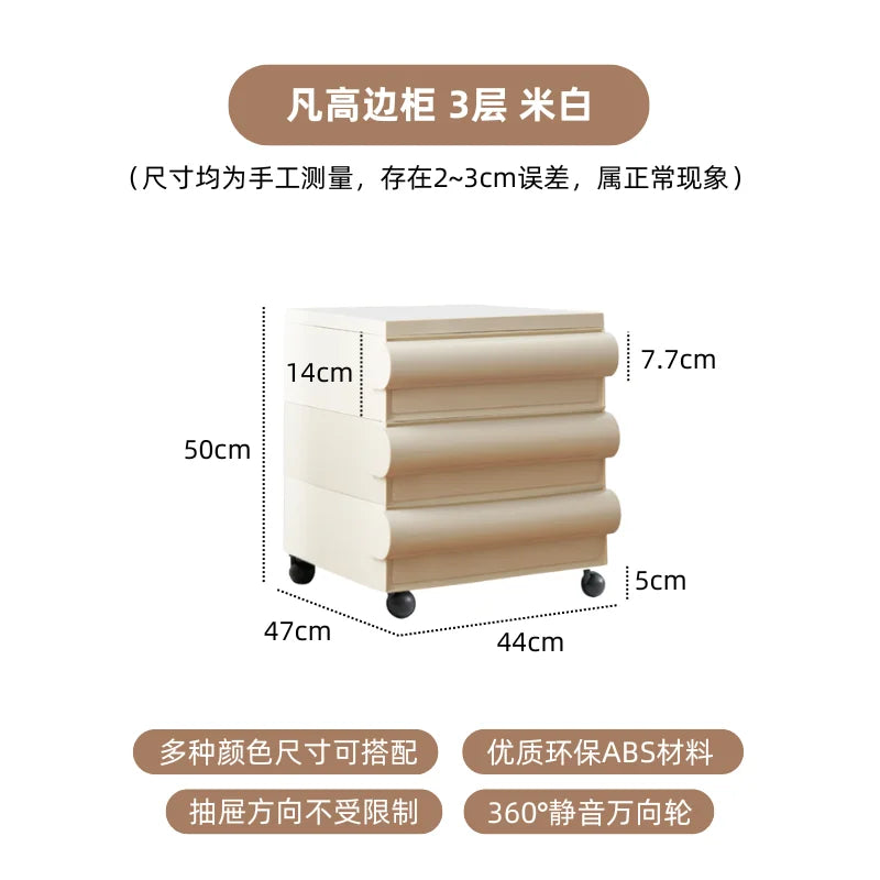 Plastic Minimalist Nightstand Table Modern Cute White Bedroom Nightstand Table Nordic Small Mesitas De Noche Home Furniture