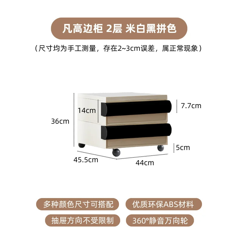 Plastic Minimalist Nightstand Table Modern Cute White Bedroom Nightstand Table Nordic Small Mesitas De Noche Home Furniture