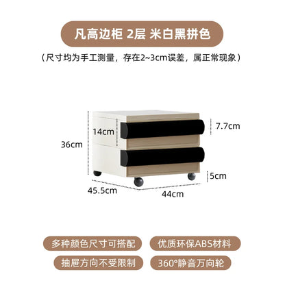 Plastic Minimalist Nightstand Table Modern Cute White Bedroom Nightstand Table Nordic Small Mesitas De Noche Home Furniture
