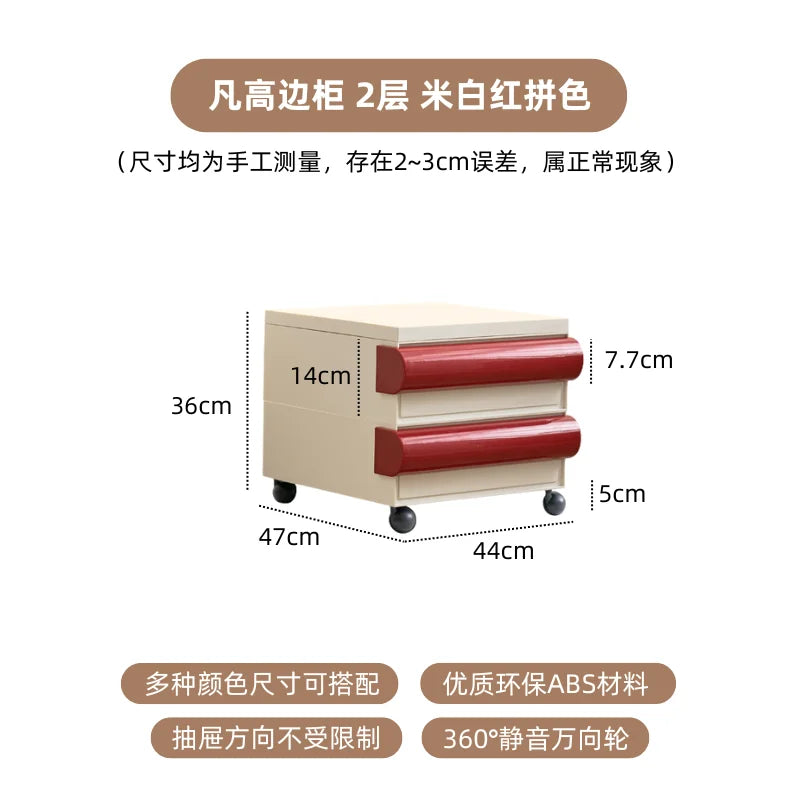 Plastic Minimalist Nightstand Table Modern Cute White Bedroom Nightstand Table Nordic Small Mesitas De Noche Home Furniture