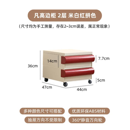 Plastic Minimalist Nightstand Table Modern Cute White Bedroom Nightstand Table Nordic Small Mesitas De Noche Home Furniture