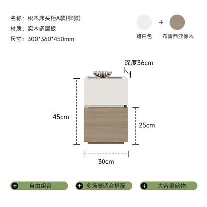 European Black Nightstand Table Modern Simple Drawers Bedroom Nightstand Table Nordic White Mesitas De Noche Home Furniture