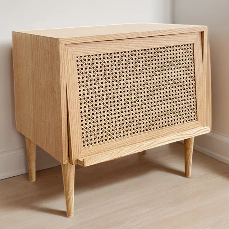 Bedside Table Elegance Smooth Luxury Tables Nightstands Economy Nordic Open Cabinets Design White Dresser Bed Headboard Cabinet